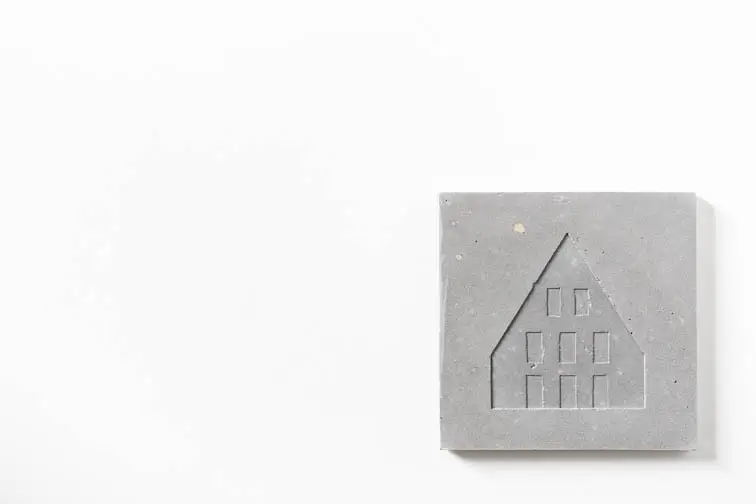 Glasuntersetzer mit der nord-&ouml;stlichen Ansicht