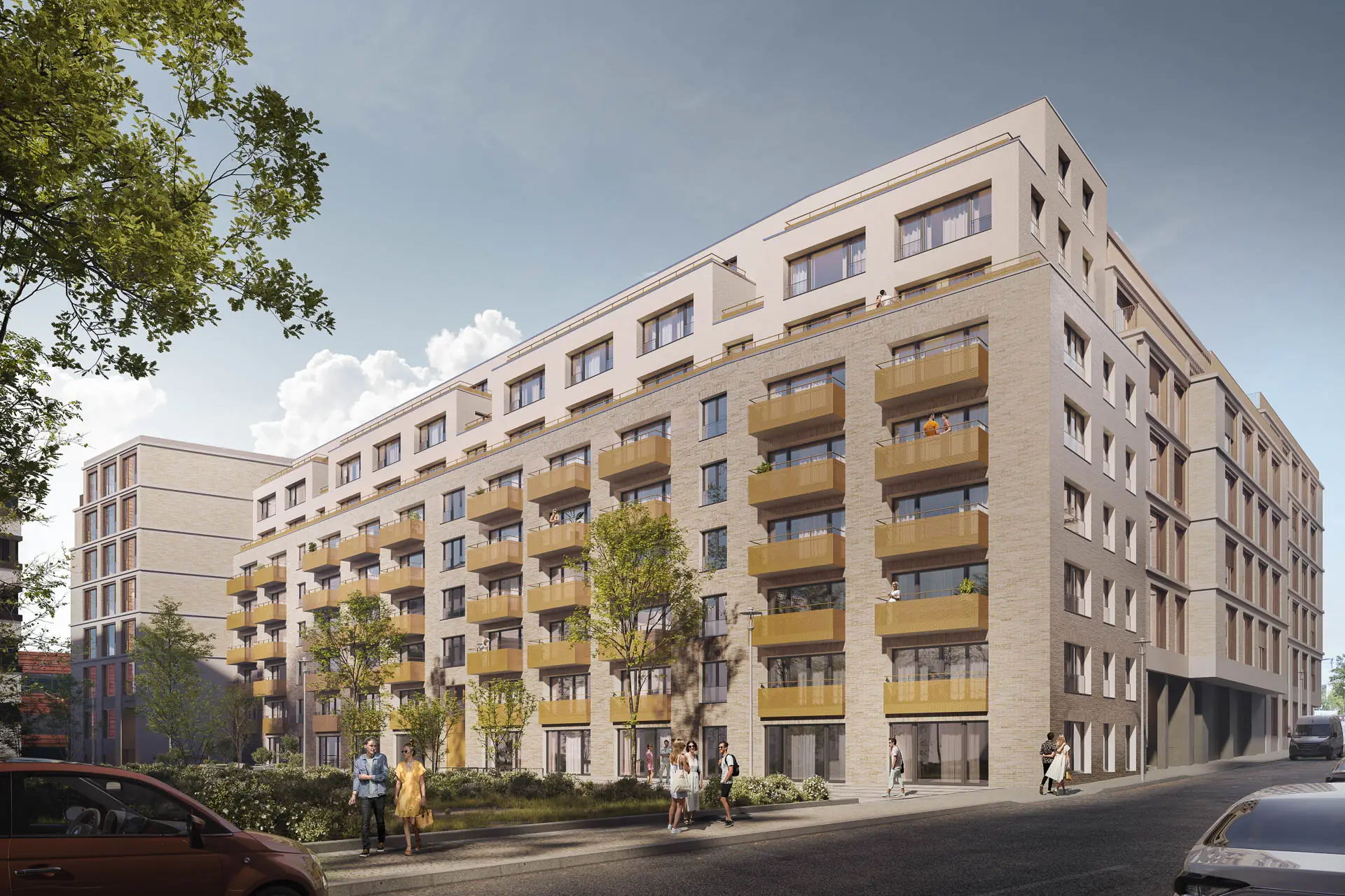 Urbanum 1 Leipzig: Visualisierung von S&uuml;dwest