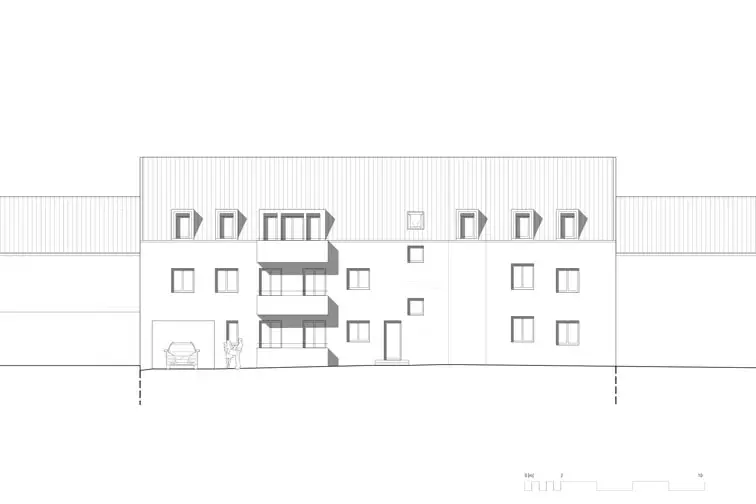 Ansicht S&uuml;d/Hofseite