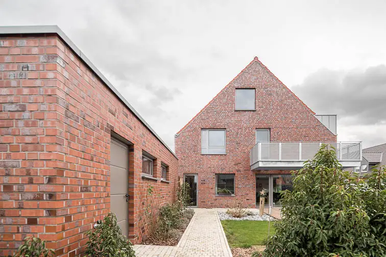 Einfamilienhaus in Telgte: Perspektive von S&uuml;den